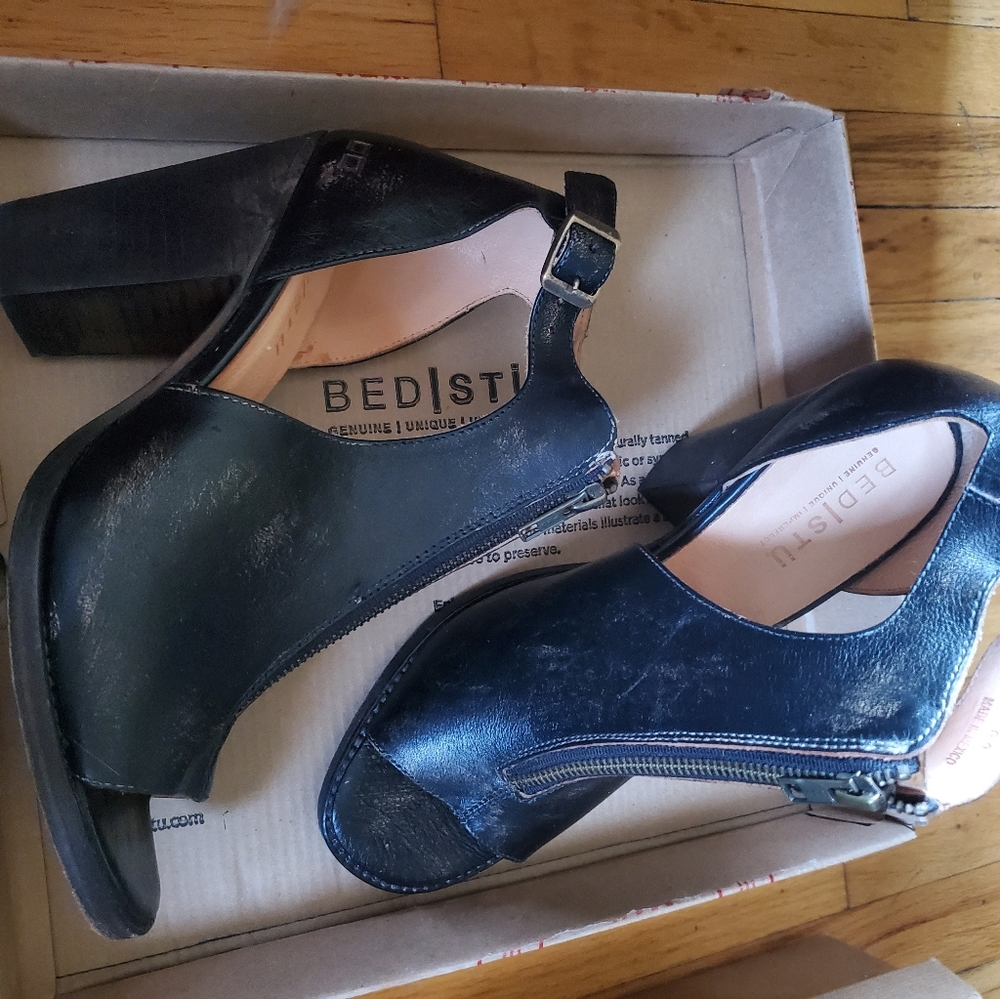 Bed Stu black booties